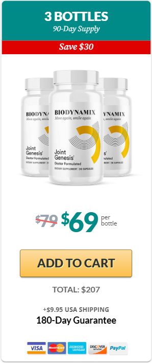 Joint Genesis three bottle price package